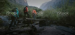 Man on trekking
