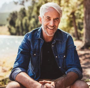A mature man