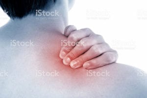 Man Have pain in shoulder