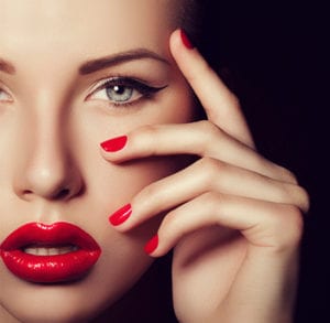 A beautiful woman face