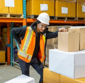 A man at workplace