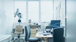 A Modern Family Doctor's Office in a Family Clinic.